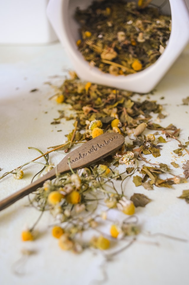 Chamomile for face and body masks