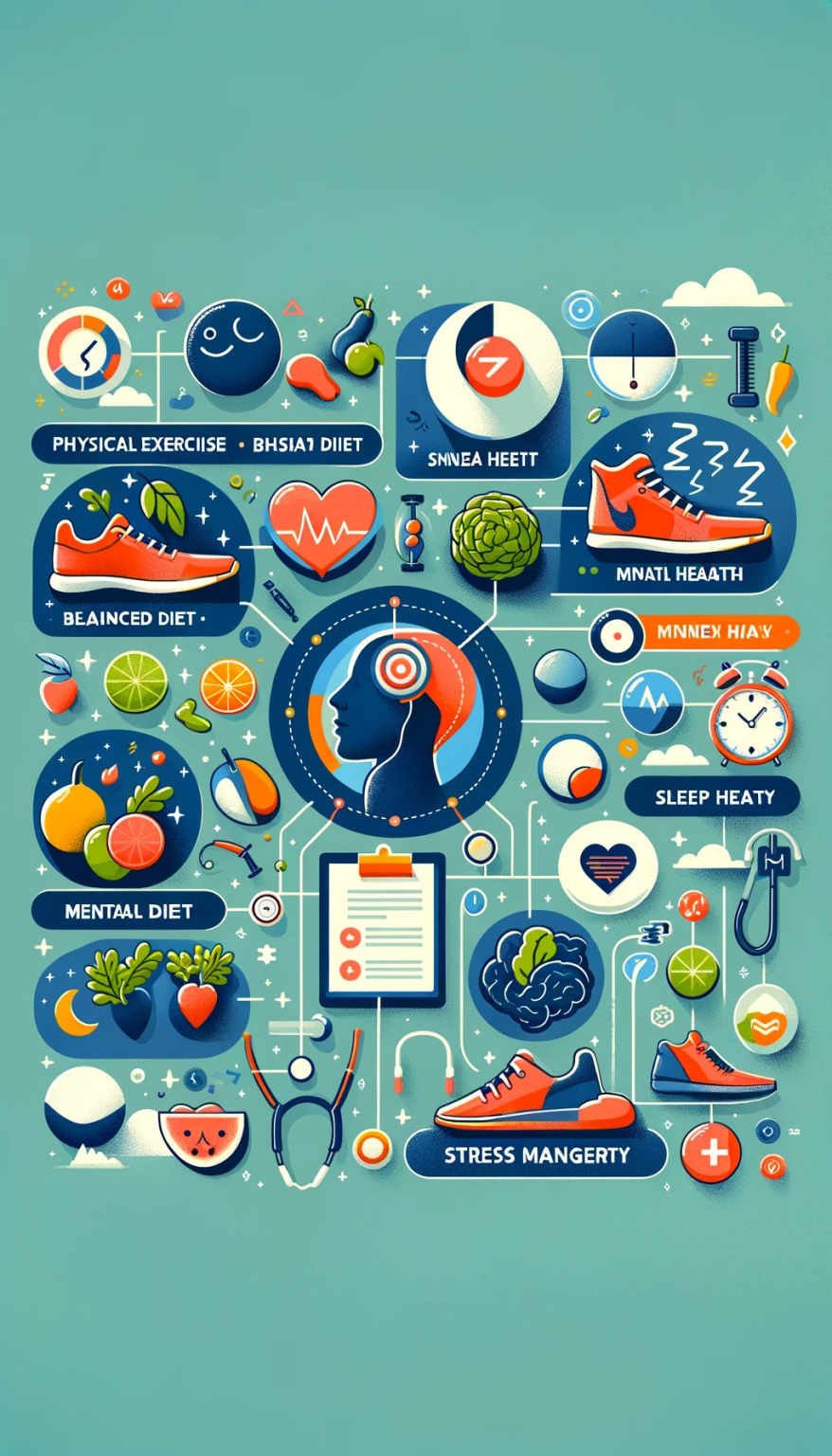 60 New Year Wishes Images For 2024 Your Source Today   DALL·E 2023 12 30 18.18.31 Infographic On Health And Wellness For 2024. The Infographic Should Include Key Aspects Like Physical Exercise Balanced Diet Mental Health Sleep Qu 878x1536 